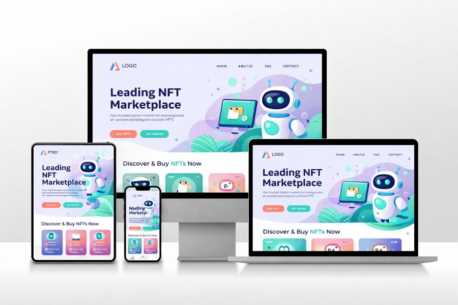 NFT Marketplace - Website Design Portfolio